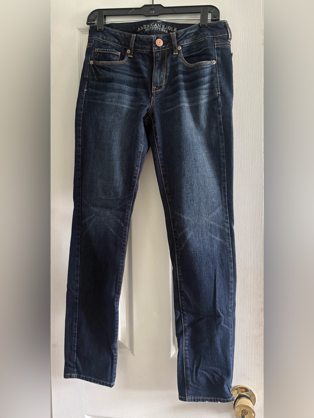 American Eagle Outfitters Women’s Dark Indigo Skinny Stretch Jeans